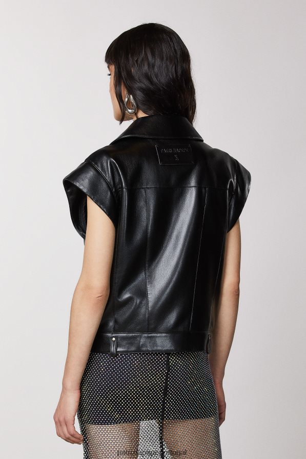 Patrizia Pepe mulheres jaqueta estilo motociclista Nero vestuário TX086V447