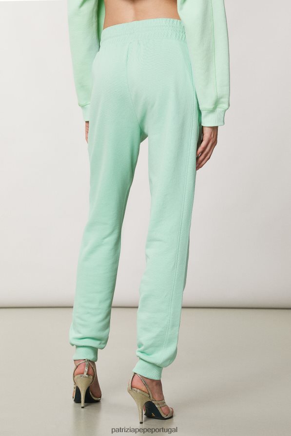 Patrizia Pepe mulheres calças de algodão essenciais planeta verde vestuário TX086V135