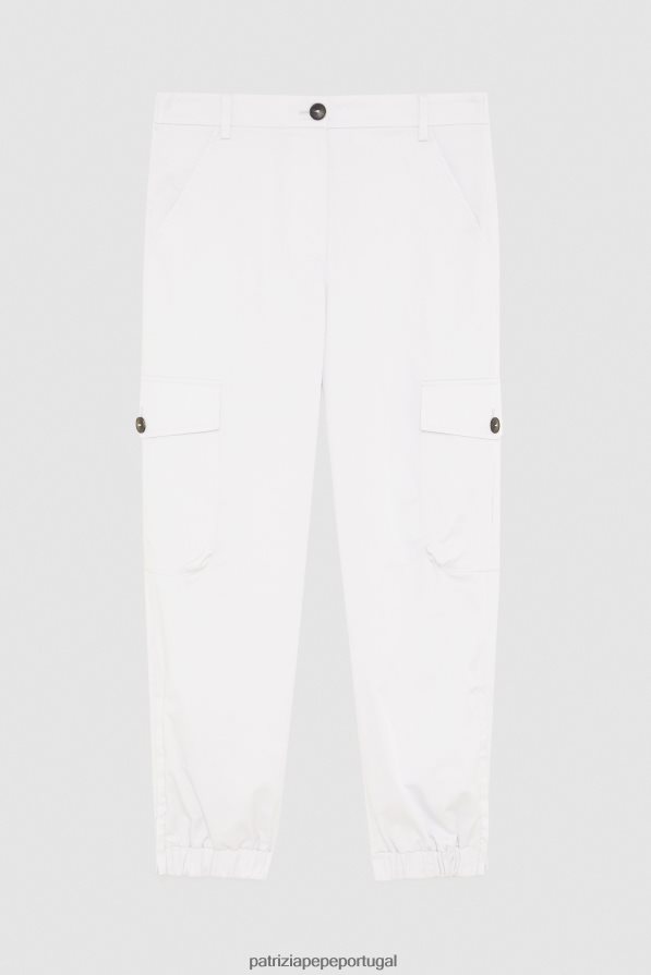 Patrizia Pepe mulheres calças cargo lilás cinza vestuário TX086V383