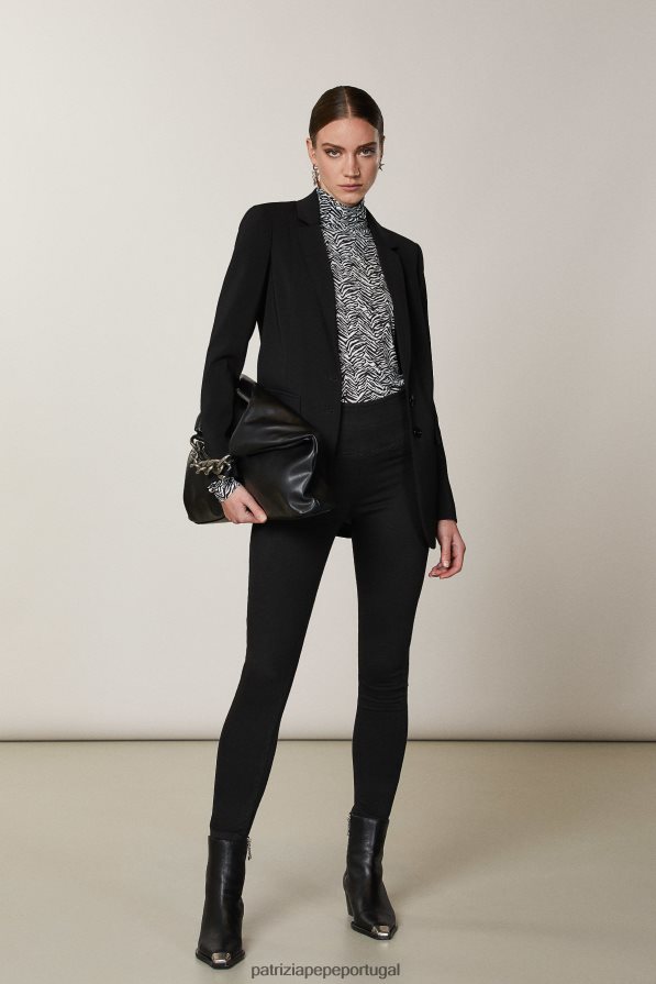 Patrizia Pepe mulheres jeggings Nero vestuário TX086V581