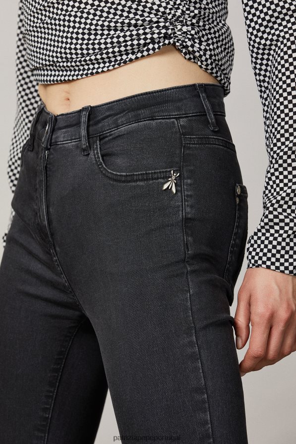 Patrizia Pepe mulheres jeggings lavagem preta profunda vestuário TX086V597
