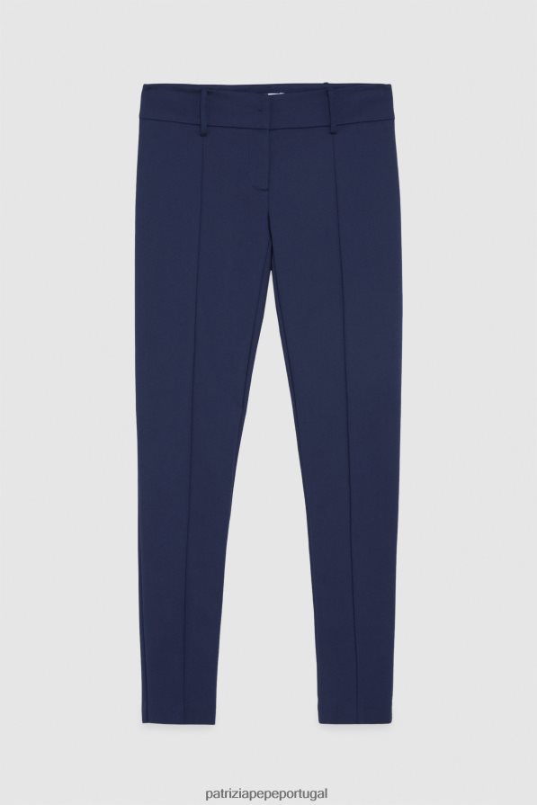 Patrizia Pepe mulheres calças justas marinha vestuário TX086V549