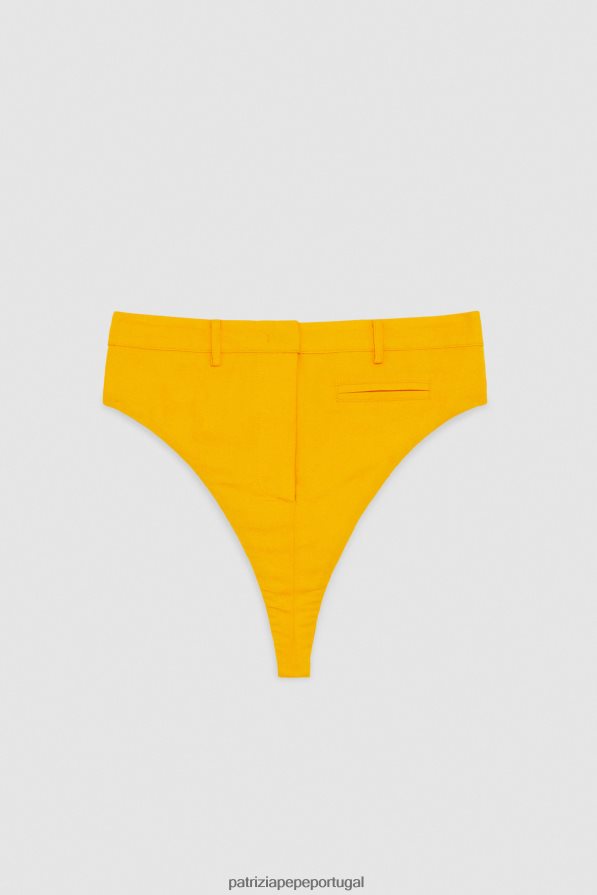 Patrizia Pepe mulheres deslizamento de arranha-céus laranja suculenta vestuário TX086V217