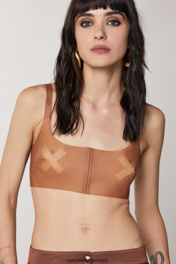 Patrizia Pepe mulheres sutiã fino de conexão pele sensualidade vestuário TX086V496