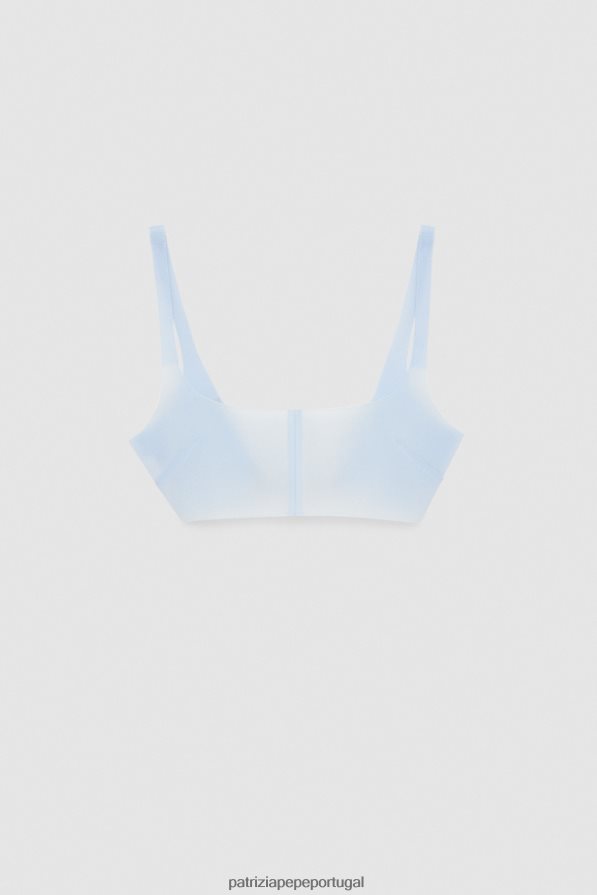 Patrizia Pepe mulheres sutiã fino de conexão poeira do céu vestuário TX086V554