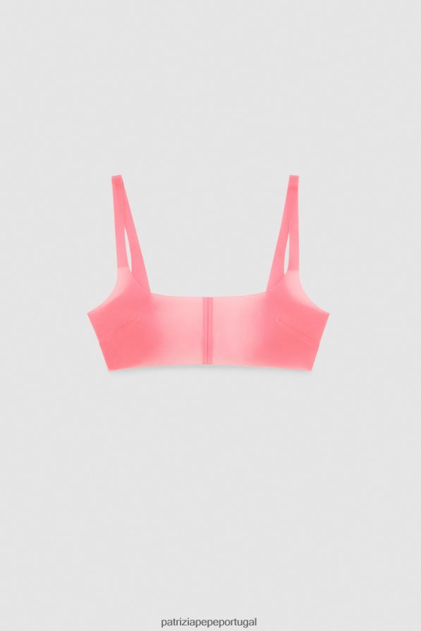 Patrizia Pepe mulheres sutiã fino de conexão rosa cereja vestuário TX086V553