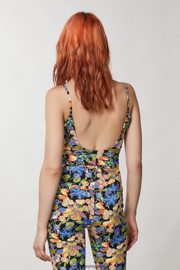 Patrizia Pepe mulheres maiô estampado de uma peça flor do metaverso vestuário TX086V329