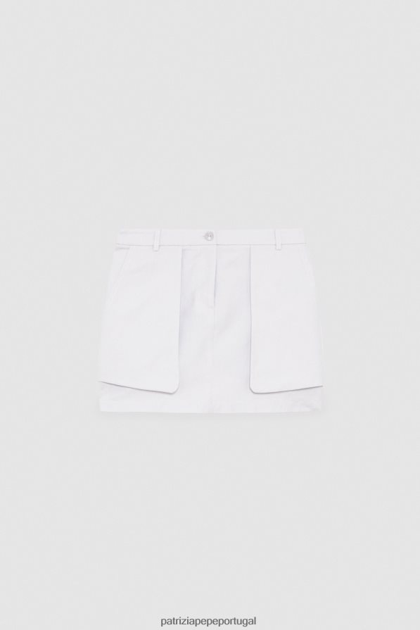 Patrizia Pepe mulheres minissaia cargo lilás cinza vestuário TX086V381