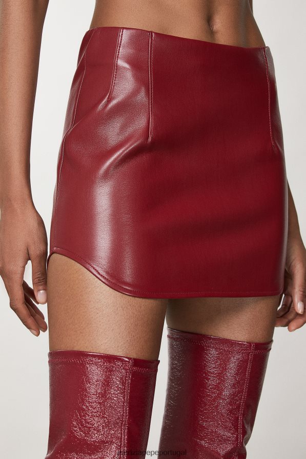 Patrizia Pepe mulheres minissaia slim essencial vermelho marciano vestuário TX086V87