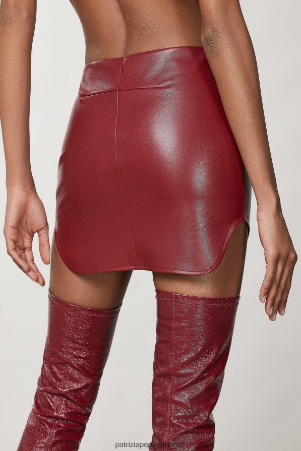 Patrizia Pepe mulheres minissaia slim essencial vermelho marciano vestuário TX086V87