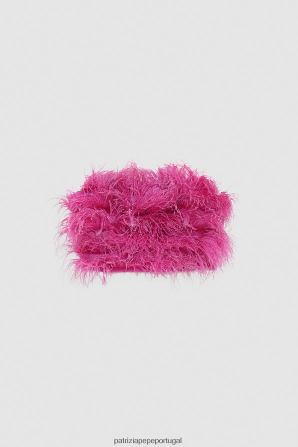 Patrizia Pepe mulheres corpete elástico orquídea roxa vestuário TX086V518