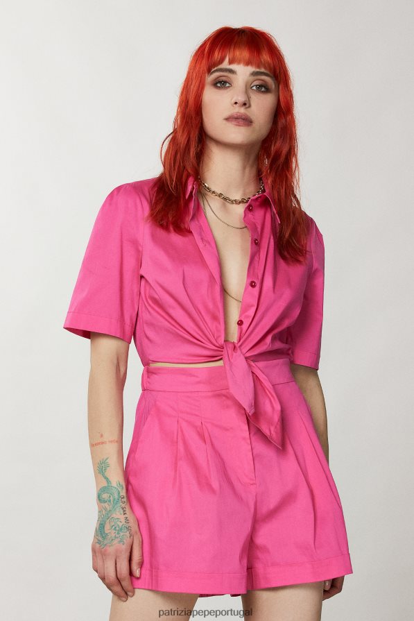 Patrizia Pepe mulheres macacão essencial pétala fúcsia vestuário TX086V247