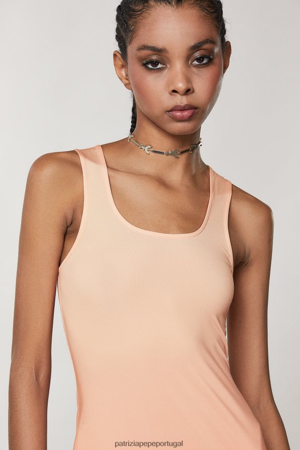 Patrizia Pepe mulheres vestido longo sem mangas impressão de degradação astral vestuário TX086V59