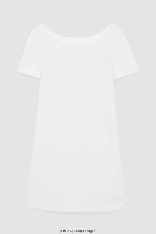 Patrizia Pepe mulheres minivestido de crepe essencial lilás cinza vestuário TX086V391