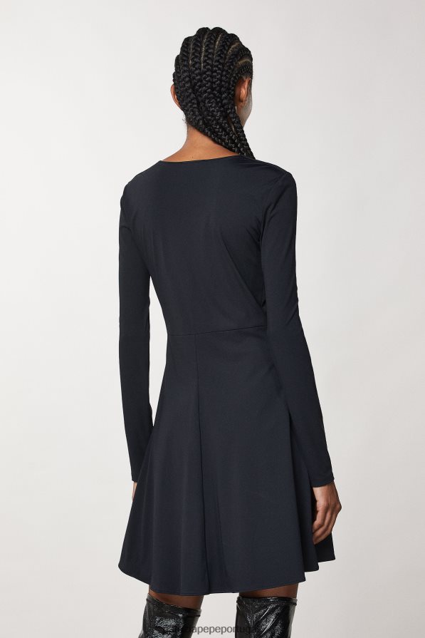 Patrizia Pepe mulheres minivestido em jersey Nero vestuário TX086V161