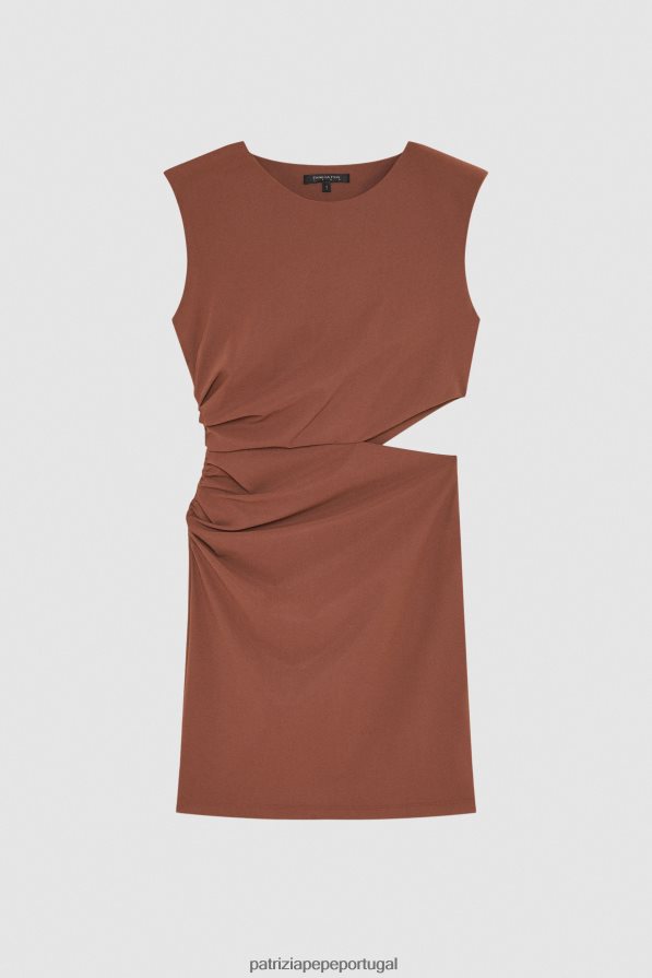 Patrizia Pepe mulheres minivestido em jersey chocolate escuro vestuário TX086V484