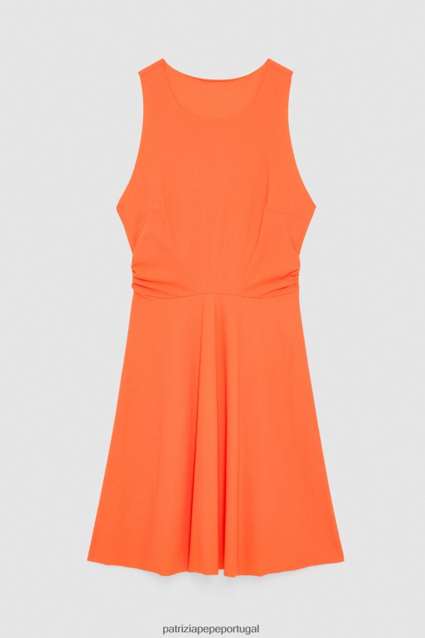 Patrizia Pepe mulheres vestido curto essencial coral intenso vestuário TX086V355