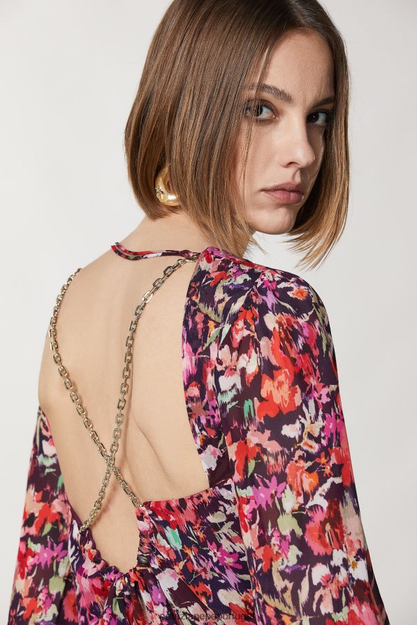 Patrizia Pepe mulheres vestido de viscose macio flormarciana vestuário TX086V57